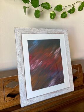 HANDMADE Original Abstract Modern Painting | 'sunset #6' by me on canvas | one o